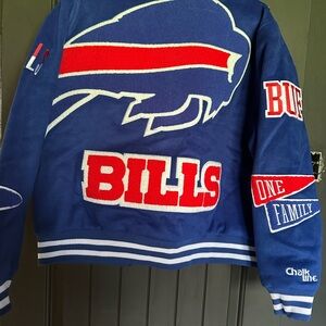 Buffalo Bills Pennant Varsity Bomber Jacket